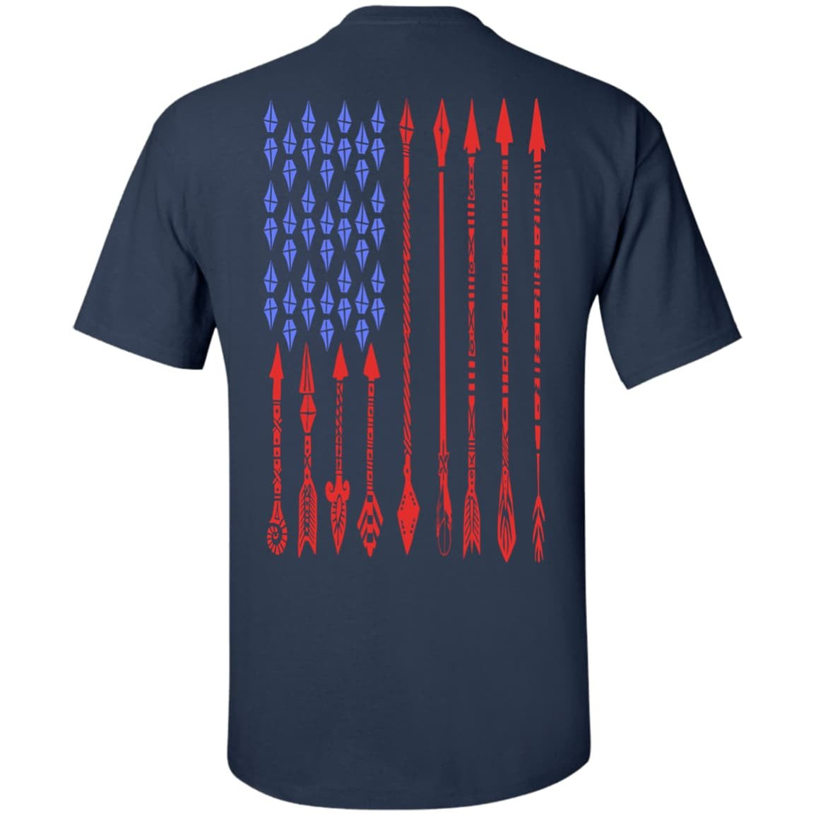 Bow Life American Archer-T-Shirt & Hoodie-Classic T-Shirt-Navy