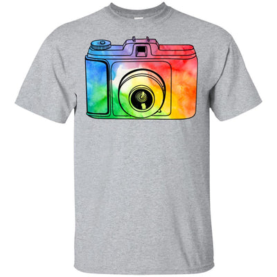 Awesome Camera Of Photographer Photography Colourful-T-Shirt & Hoodie-Classic T-Shirt-Sport Grey
