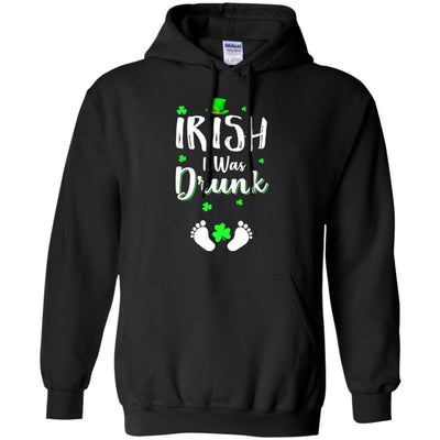 Funny St Patricks Day Pregnancy Announcement Mommy-T-Shirt & Hoodie-Pullover Hoodie-Black