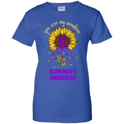 You Are My Sunshine Alzheimer's Awareness-T-Shirt & Hoodie-Women's T-Shirt-Royal