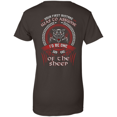 I'd Be One Of The Sheep Wolf Of Odin-T-Shirt & Hoodie-Women's T-Shirt-Dark Chocolate