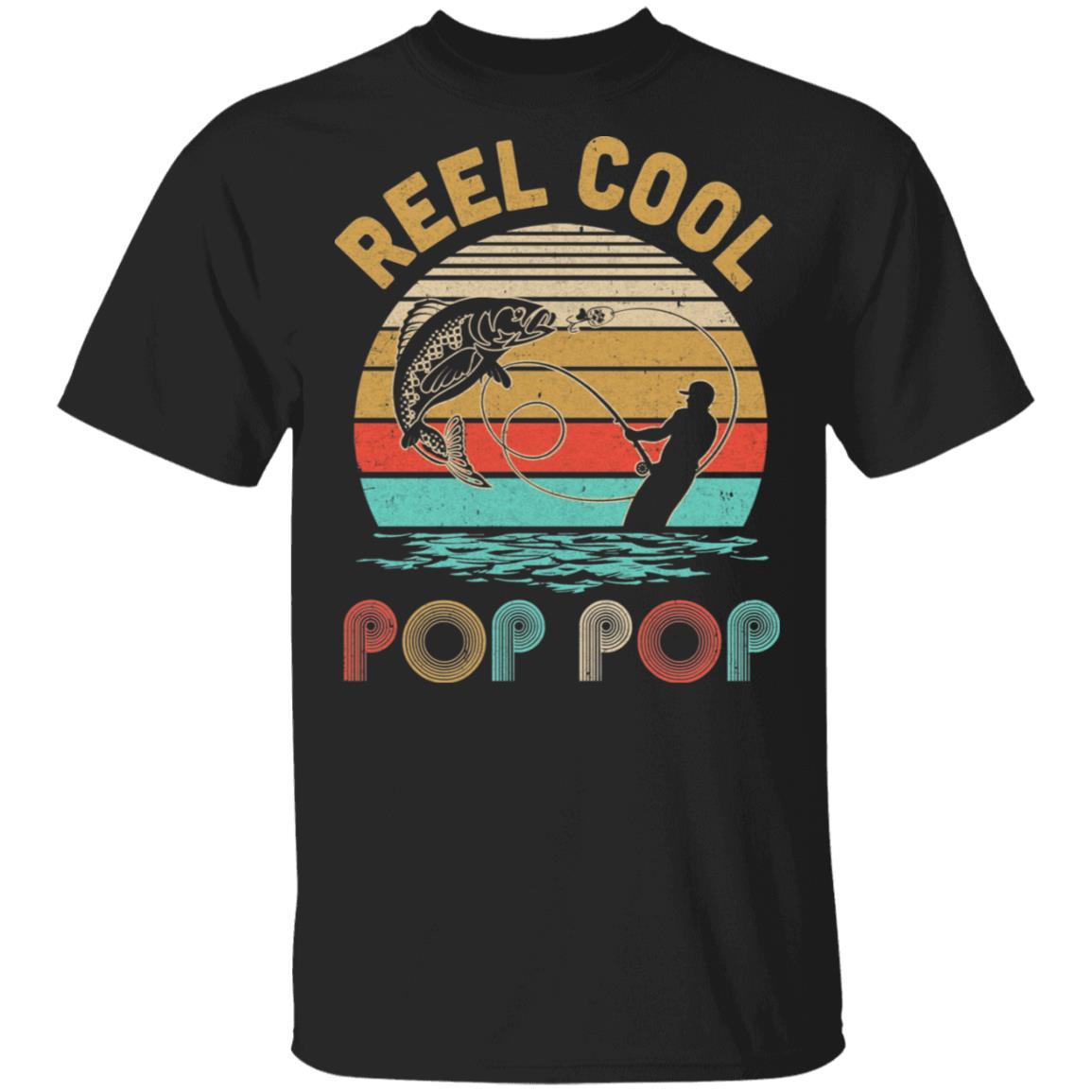 Vintage Reel Cool Pop Pop Fish Fishing Father's Day Gift