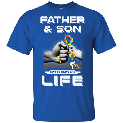 Autism Awareness Father And Son Best Friends For Life-T-Shirt & Hoodie-Classic T-Shirt-Royal