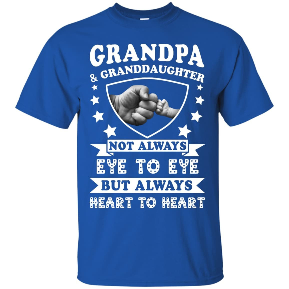 Grandpa And Granddaughter Not Always Eye To Eye-T-Shirt & Hoodie-Classic T-Shirt-Royal