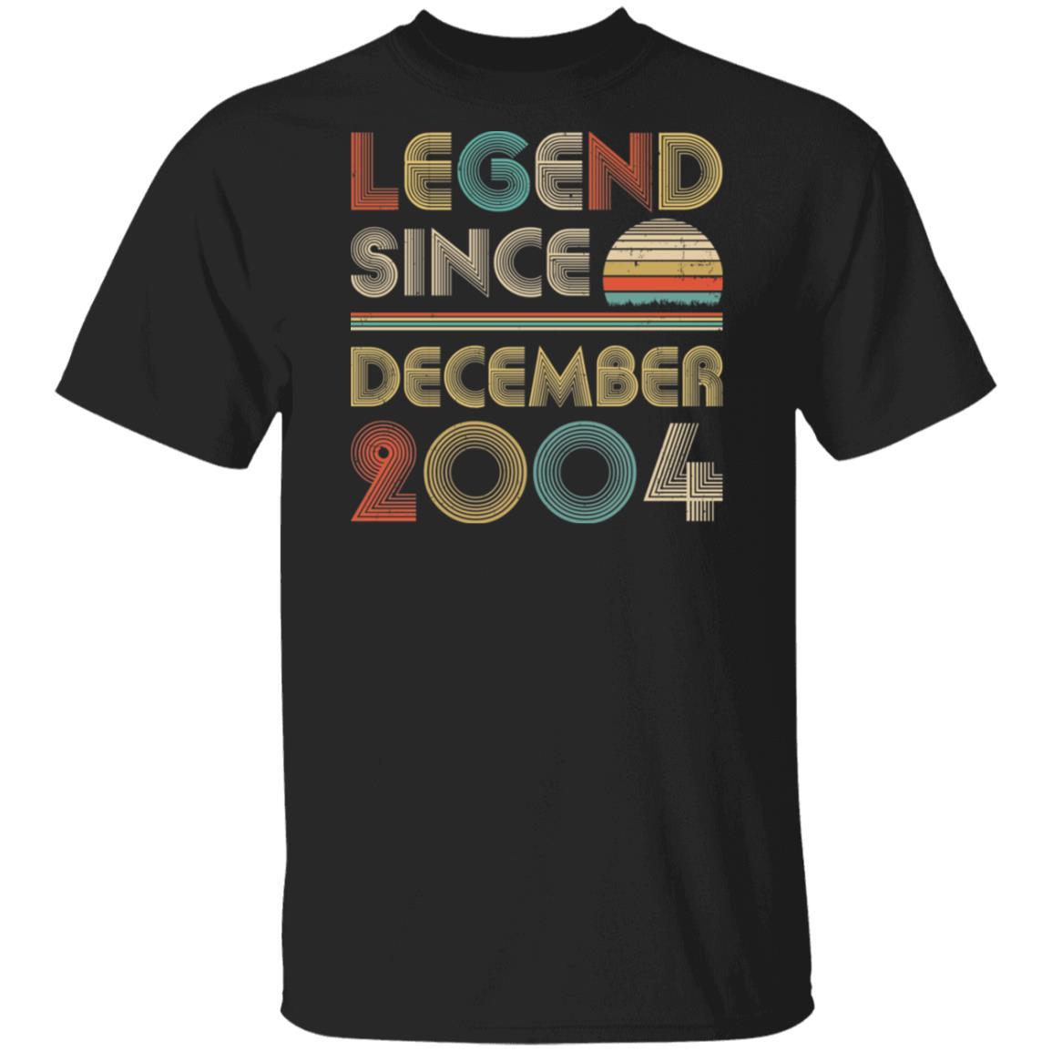 Legend Since December 2004 Vintage 18th Birthday Gifts