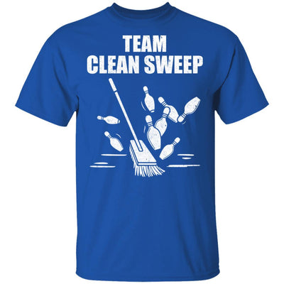 Funny Clean Sweep Bowling-T-Shirt & Hoodie-Classic T-Shirt-Royal