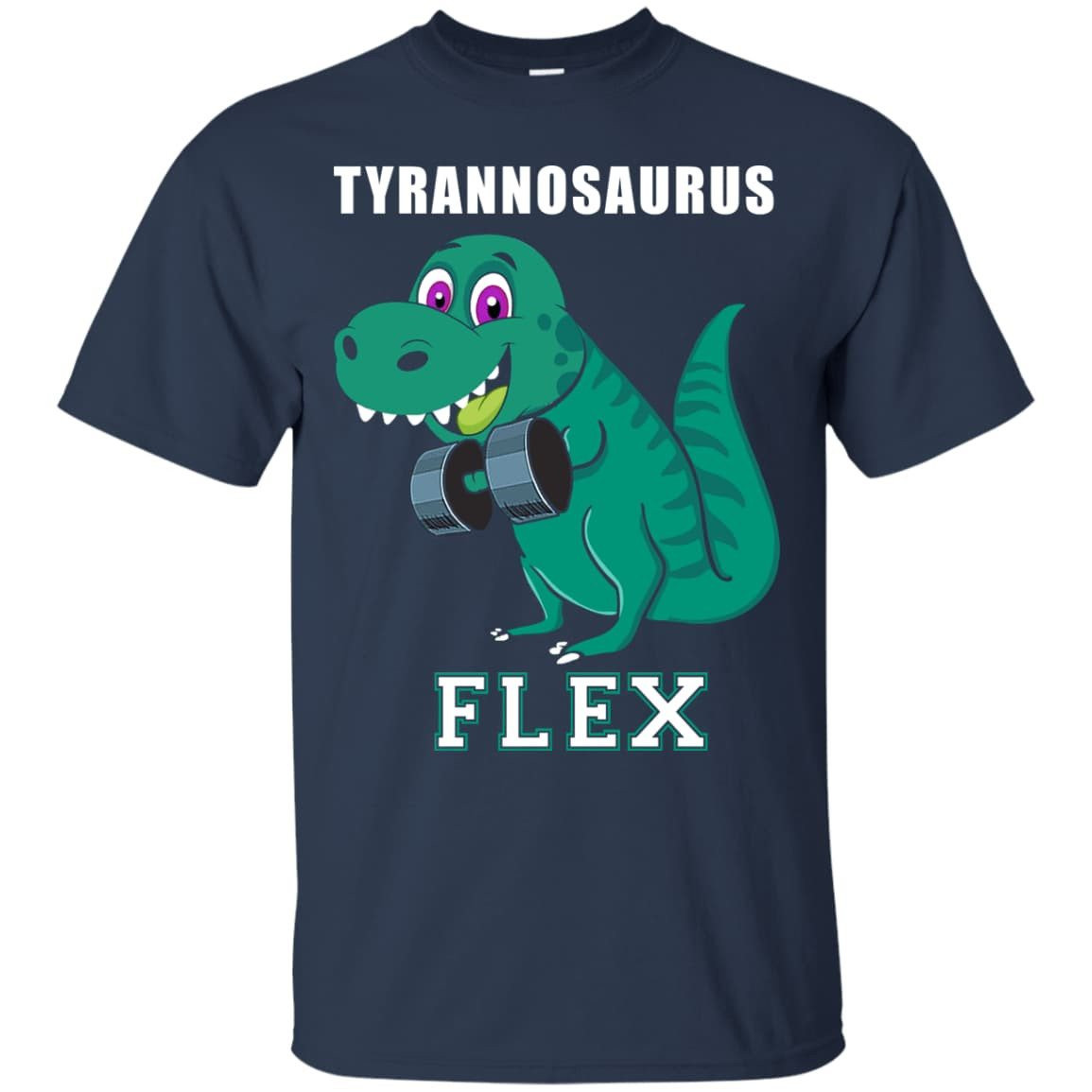 Dinosaur Lifting-T-Shirt & Hoodie-Classic T-Shirt-Navy