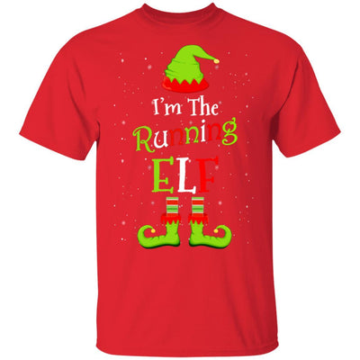 I'm The Running Elf Family Matching Funny Christmas Group Gift-T-Shirt & Sweatshirt-Classic T-Shirt-Red