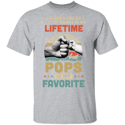 I've Been Called A Lot Of Names Pops Is My Favorite Gift-T-Shirt & Hoodie-Classic T-Shirt-Sport Grey