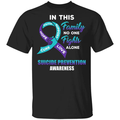 In This School No One Fights Suicide Prevention Awareness Alone-T-Shirt & Hoodie-Classic T-Shirt-Black
