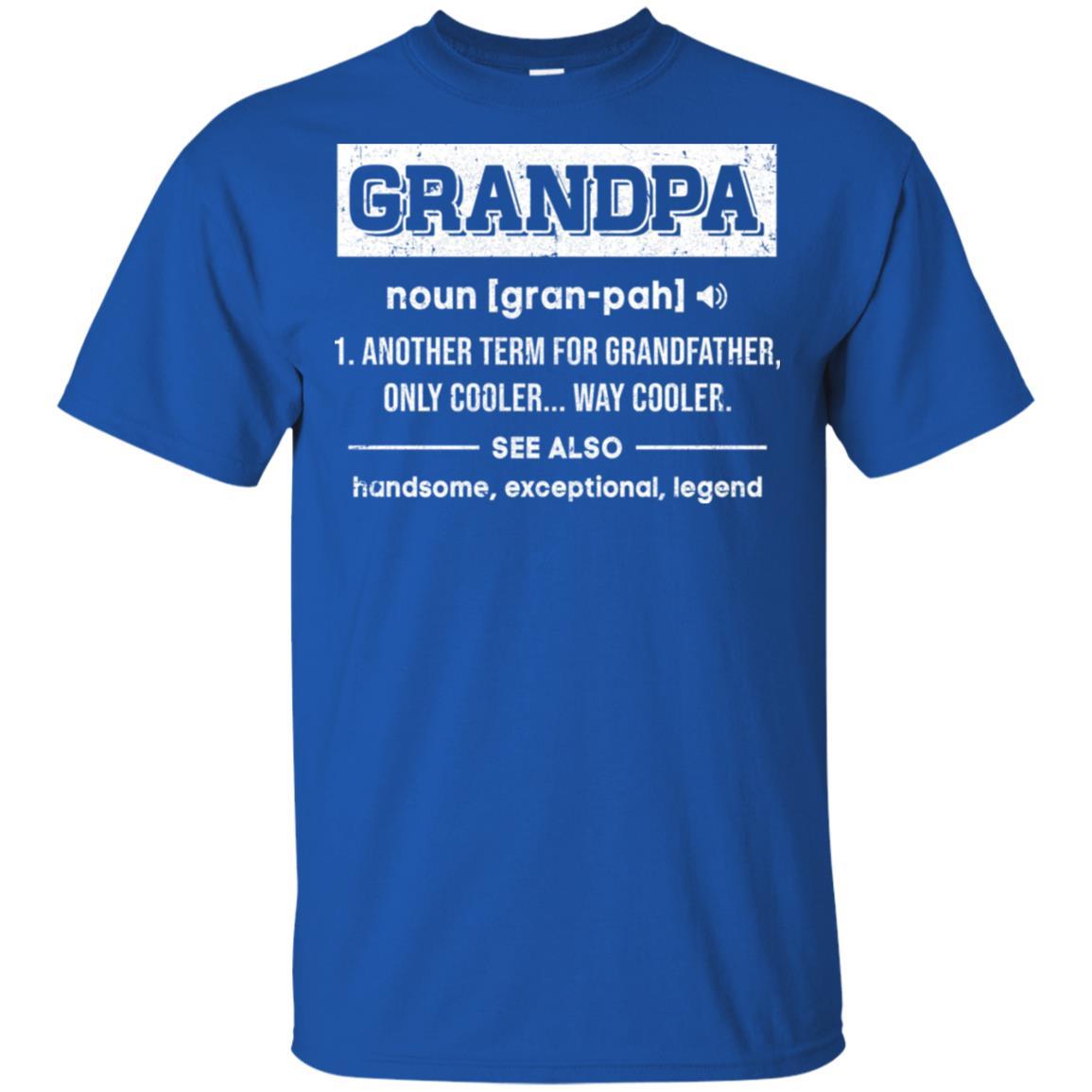 Grandpa Gifts Grandpa Definition Fathers Day-T-Shirt & Hoodie-Classic T-Shirt-Royal