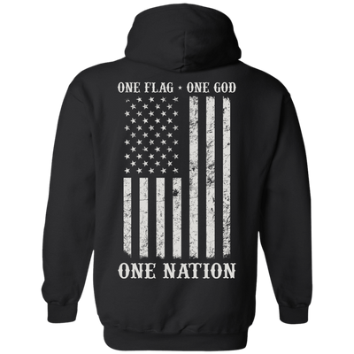 One Flag One God One Nation-T-Shirt & Hoodie-Pullover Hoodie-Black