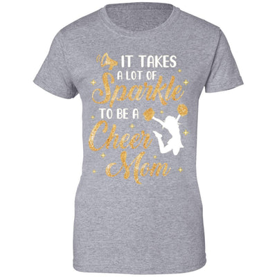 It Takes A Lot Of Sparkle To Be A Cheer Mom-T-Shirt & Tank Top-Women's T-Shirt-Sport Grey