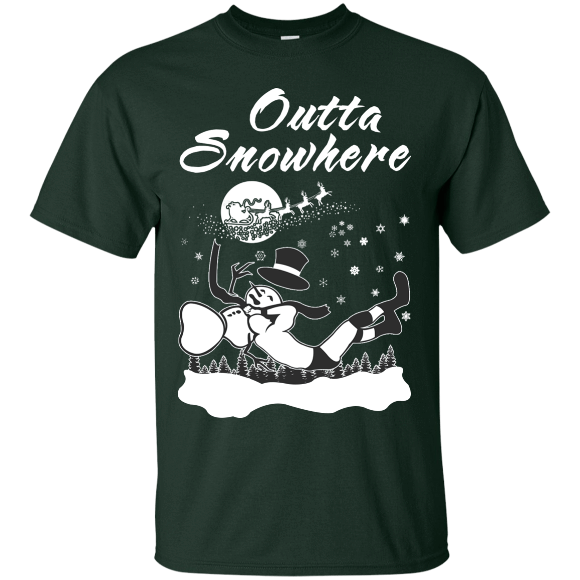 Outta Snowhere-T-Shirt & Hoodie-Classic T-Shirt-Forest Green