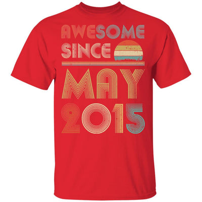Awesome Since May 2015 Vintage 6th Birthday Gifts Youth-Youth Shirt-Youth T-Shirt-Red
