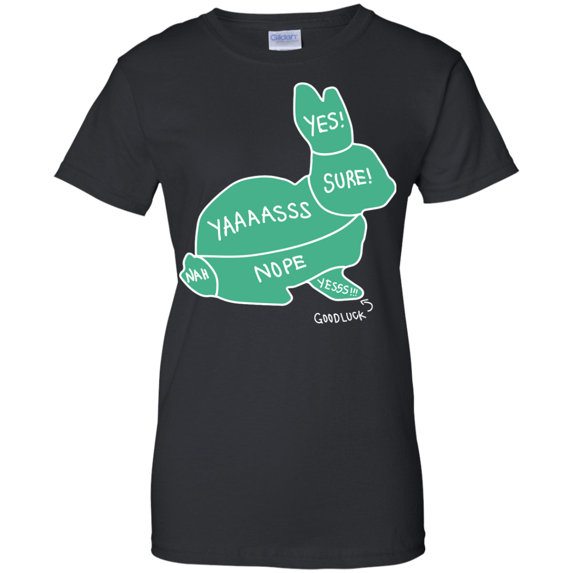 Proper way to pet a Rabbit lover-T-Shirt & Hoodie-Women's T-Shirt-Black
