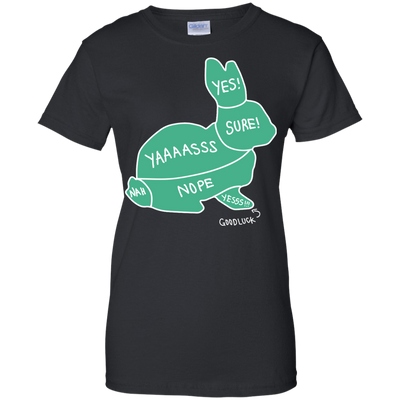 Proper way to pet a Rabbit lover-T-Shirt & Hoodie-Women's T-Shirt-Black