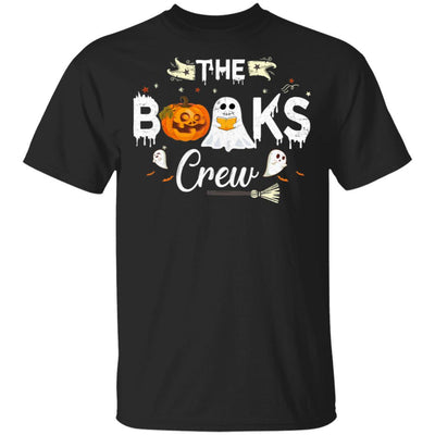Funny Boo Books Crew Halloween Gift For Books Lover-T-Shirt & Hoodie-Classic T-Shirt-Black