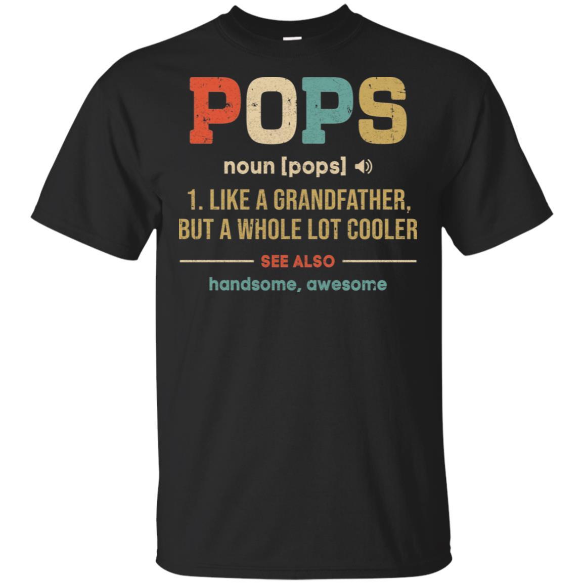 Vintage Pops Gifts Grandpa Definition Fathers Day