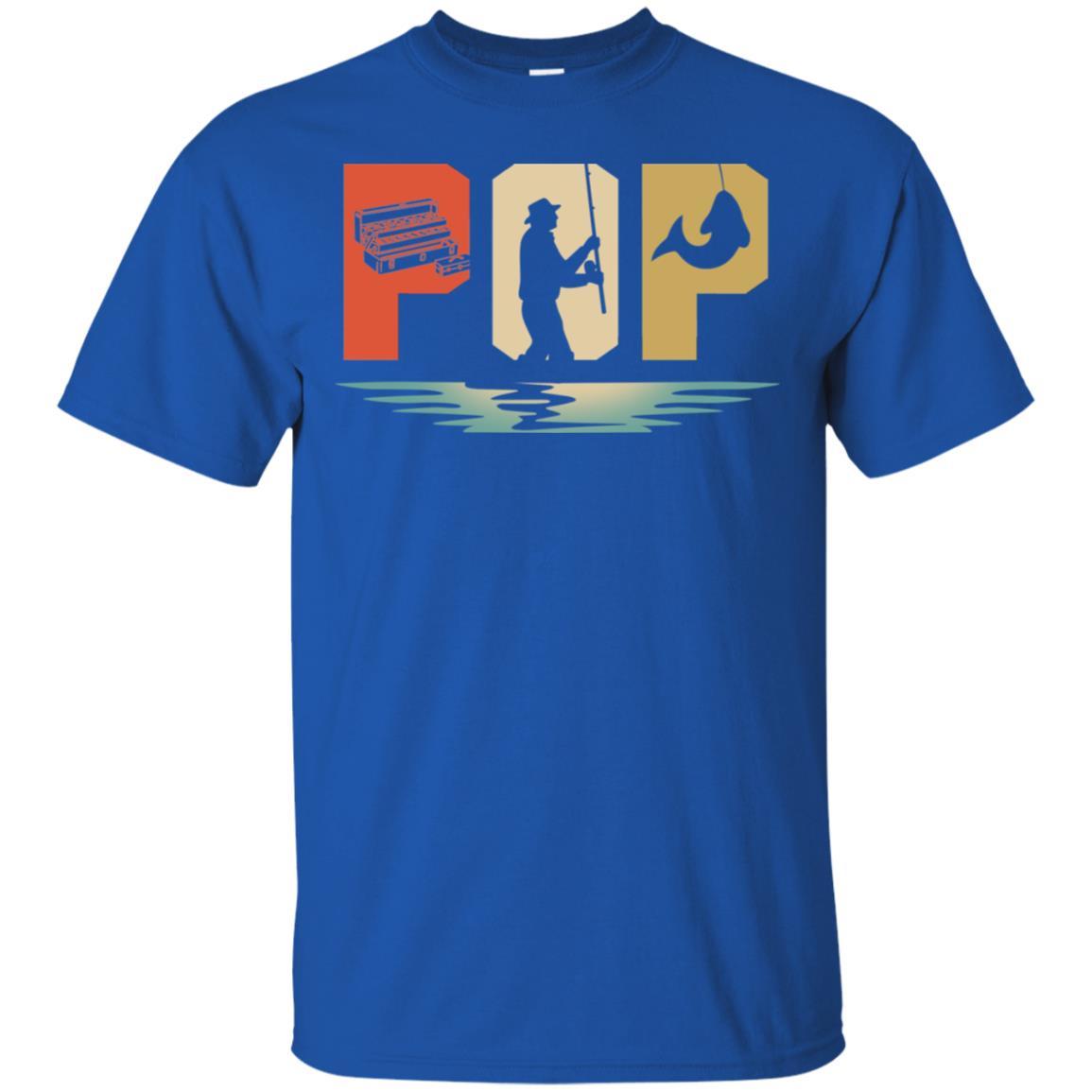 Vintage Fishing Pop Father's Day Gift-T-Shirt & Hoodie-Classic T-Shirt-Royal