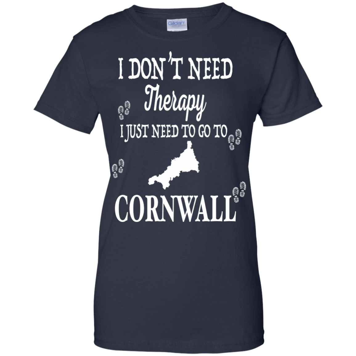 I Just Need To Go To Cornwall-T-Shirt & Hoodie-Women's T-Shirt-Navy