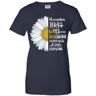 November Girls 1984 37th Birthday Gifts-T-Shirt & Tank Top-Women's T-Shirt-Navy