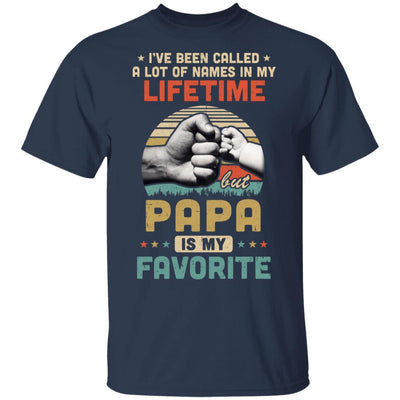 I've Been Called A Lot Of Names Papa Is My Favorite Gift-T-Shirt & Hoodie-Classic T-Shirt-Navy