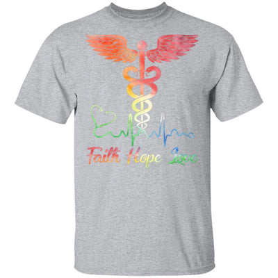 Faith Hope Love Nurse Medical Assistant Quarantine-T-Shirt & Tank Top-Classic T-Shirt-Sport Grey