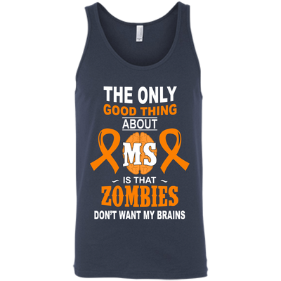 You're Saaaafe - Multiple Sclerosis-T-Shirt & Hoodie-Unisex Tank-Navy