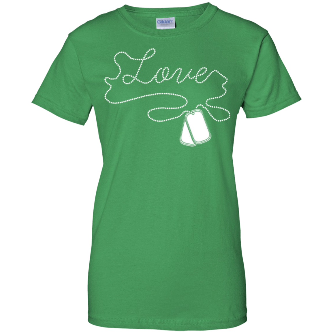 I'm A Soldier Love Military-T-Shirt & Hoodie-Women's T-Shirt-Irish Green