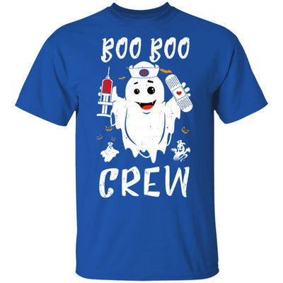 Boo Boo Crew Nurse Ghost Girls Funny Halloween Costume-T-Shirt & Hoodie-Classic T-Shirt-Royal