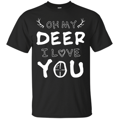 Oh My Deer I Love You-T-Shirt & Hoodie-Classic T-Shirt-Black