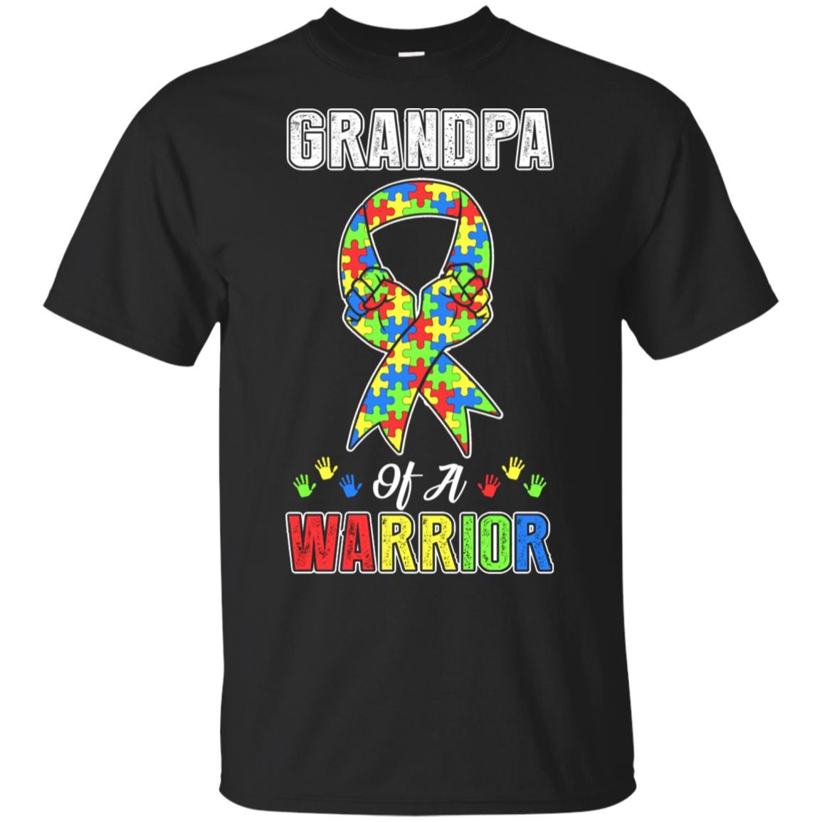 Grandpa Of A Warrior Support Autism Awareness Gift