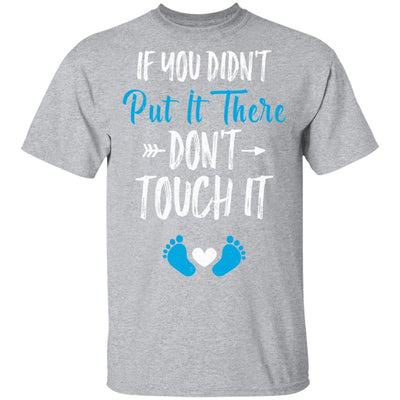 Soon To Be Mommy 2021 Gender Blue If You Didn't Put It There-T-Shirt & Hoodie-Classic T-Shirt-Sport Grey