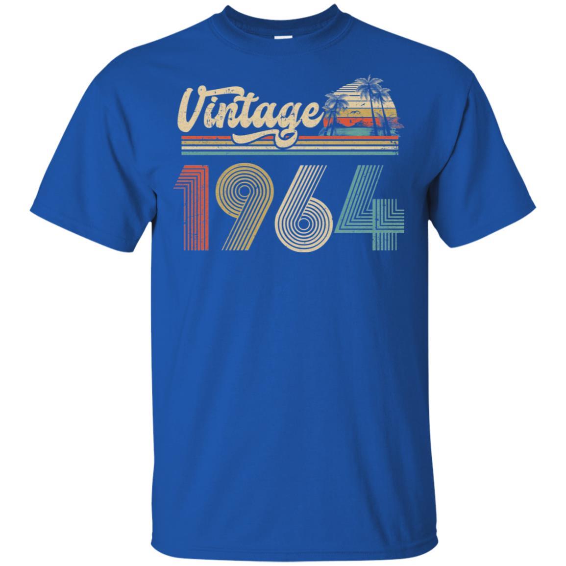 57th Birthday Gift Vintage 1964 Classic-T-Shirt & Hoodie-Classic T-Shirt-Royal