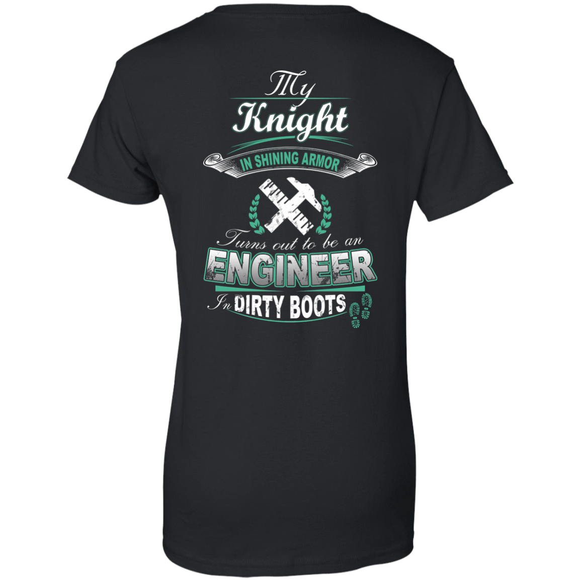 Turns out to be a Engineer In Dirty Boots-T-Shirt & Hoodie-Women's T-Shirt-Black