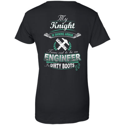 Turns out to be a Engineer In Dirty Boots-T-Shirt & Hoodie-Women's T-Shirt-Black