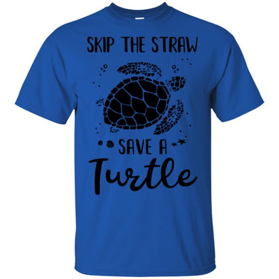 Save The Turtles Skip A Straw Save A Turtle-T-Shirt & Hoodie-Classic T-Shirt-Royal