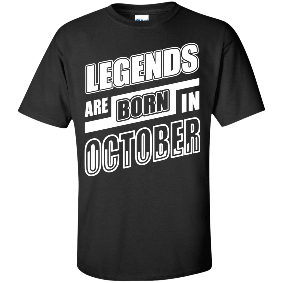 Legends are born in OCTOBER-T-Shirt & Hoodie-Classic T-Shirt-Black