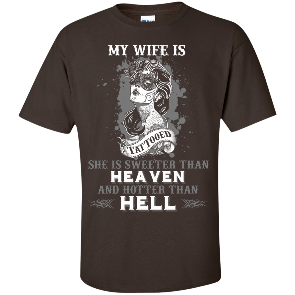 My Wife Is Tattooted-T-Shirt & Hoodie-Classic T-Shirt-Dark Chocolate