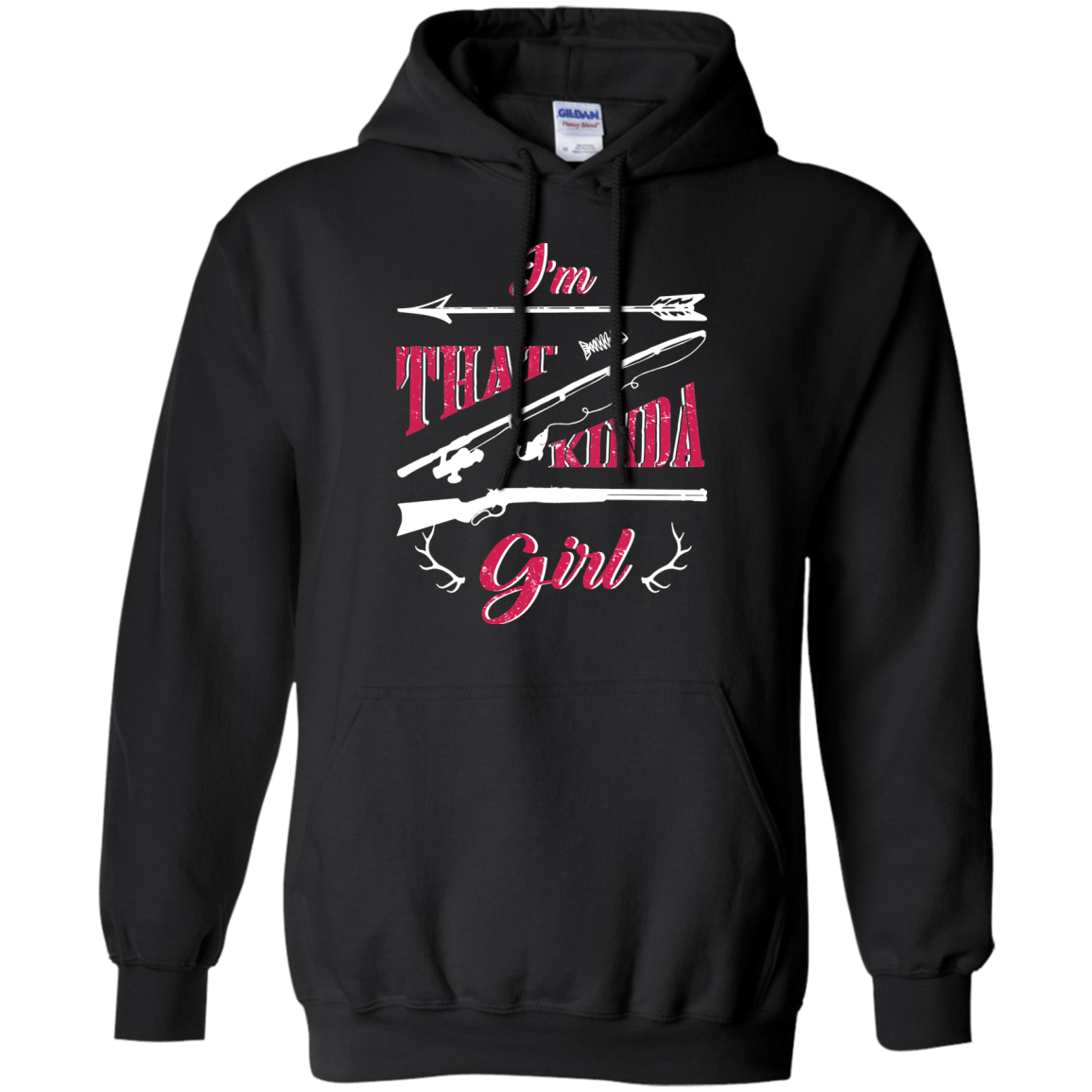 I'M THAT KINDA GIRL-T-Shirt & Hoodie-Pullover Hoodie-Black