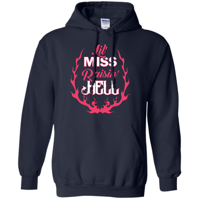 Lil' Miss Raisin Hell-T-Shirt & Hoodie-Pullover Hoodie-Navy