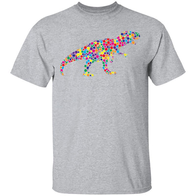 Dot T-Rex Dinosaur Lovers International Dot Day-T-Shirt & Hoodie-Classic T-Shirt-Sport Grey