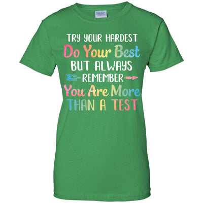 Test Day For Students Do Your Best-T-Shirt & Hoodie-Women's T-Shirt-Irish Green