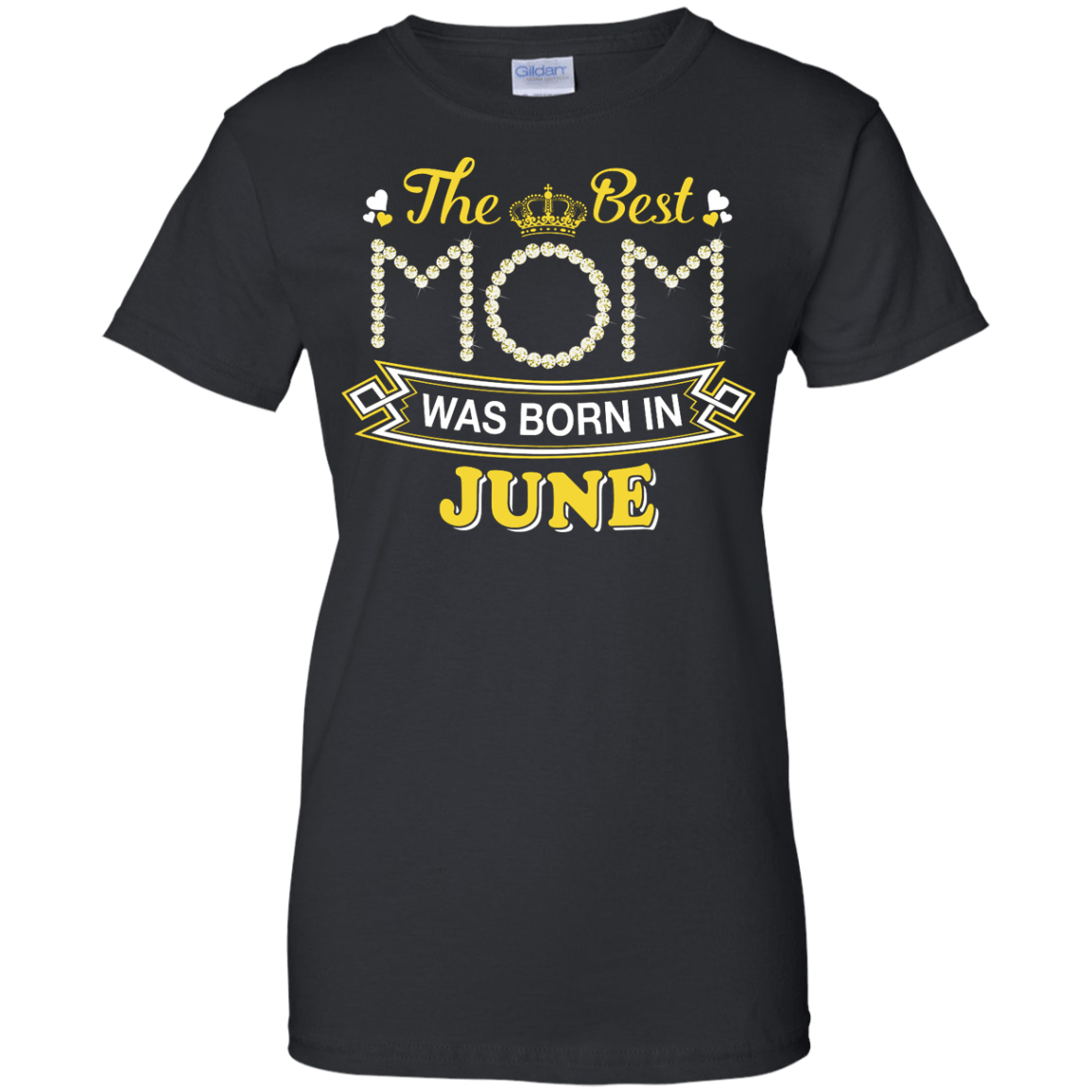 The Best Mom Was Born In June-T-Shirt & Hoodie-Women's T-Shirt-Black