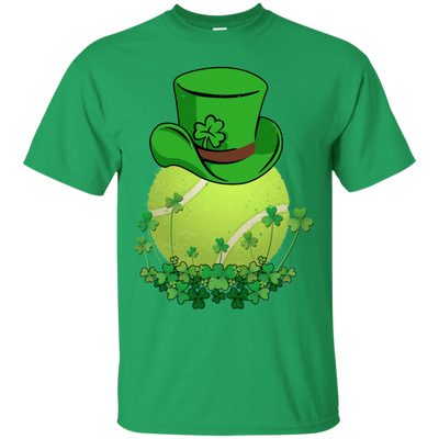 Shamrock Tennis Leprechaun St Patricks Day-T-Shirt & Hoodie-Classic T-Shirt-Irish Green