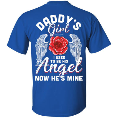 Daddy's Girl I Used To Be His Angel Now He Is Mine Memorial-T-Shirt & Hoodie-Classic T-Shirt-Royal
