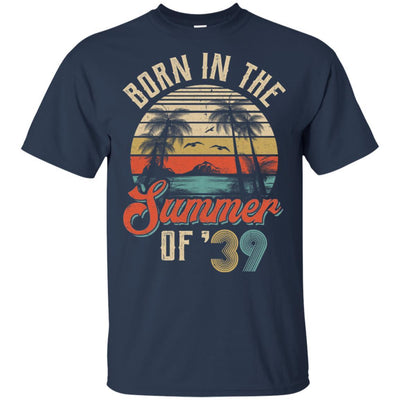 Classic Vintage 1939 82th Birthday Gift Summer Of 39-T-Shirt & Hoodie-Classic T-Shirt-Navy