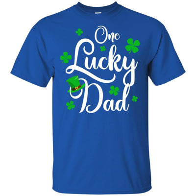 One Lucky Dad St Patricks Day For Daddy-T-Shirt & Hoodie-Classic T-Shirt-Royal