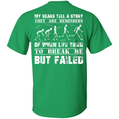 My Scars Tell A Story-T-Shirt & Hoodie-Classic T-Shirt-Irish Green